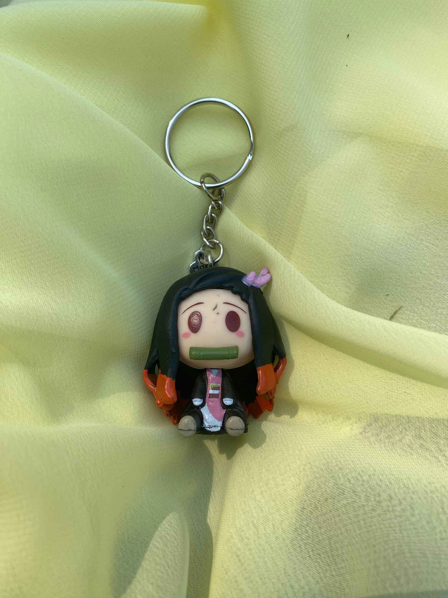 Mini Kawaii Demon Slayer Anime Figure Keychain