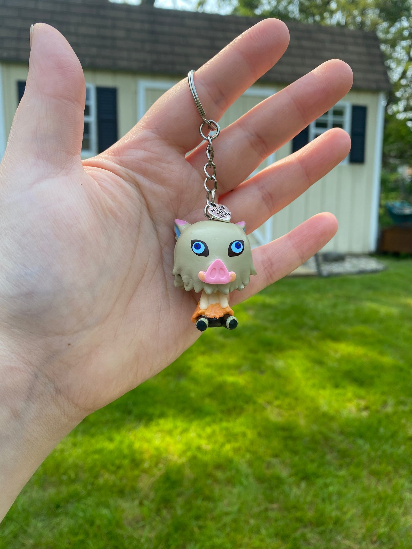 Mini Kawaii Demon Slayer Anime Figure Keychain