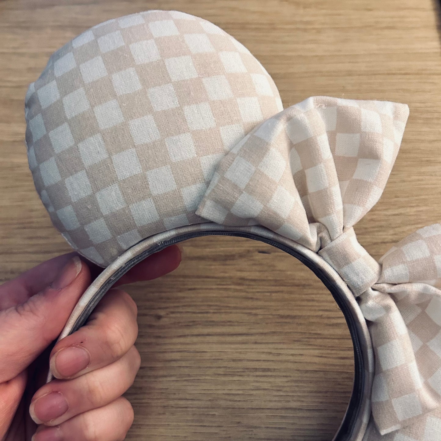 Neutral Checker Millenial Kid Mouse Ears