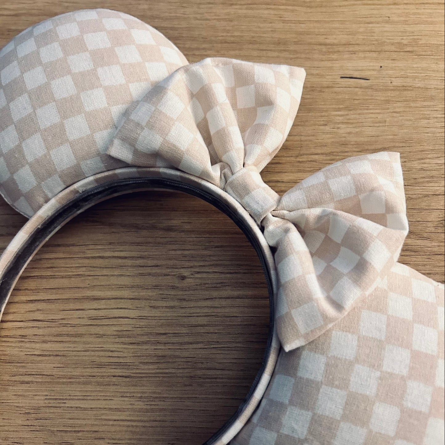 Neutral Checker Millenial Kid Mouse Ears