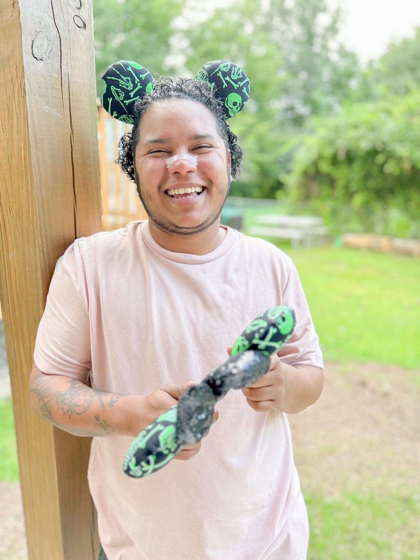 Glow in the Dark Skeleton Mickey Mouse Ears