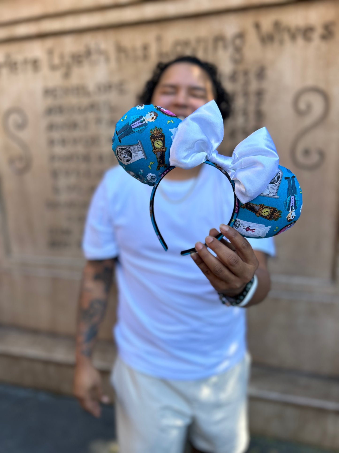 Haunted mansion cartoon mouse Ears