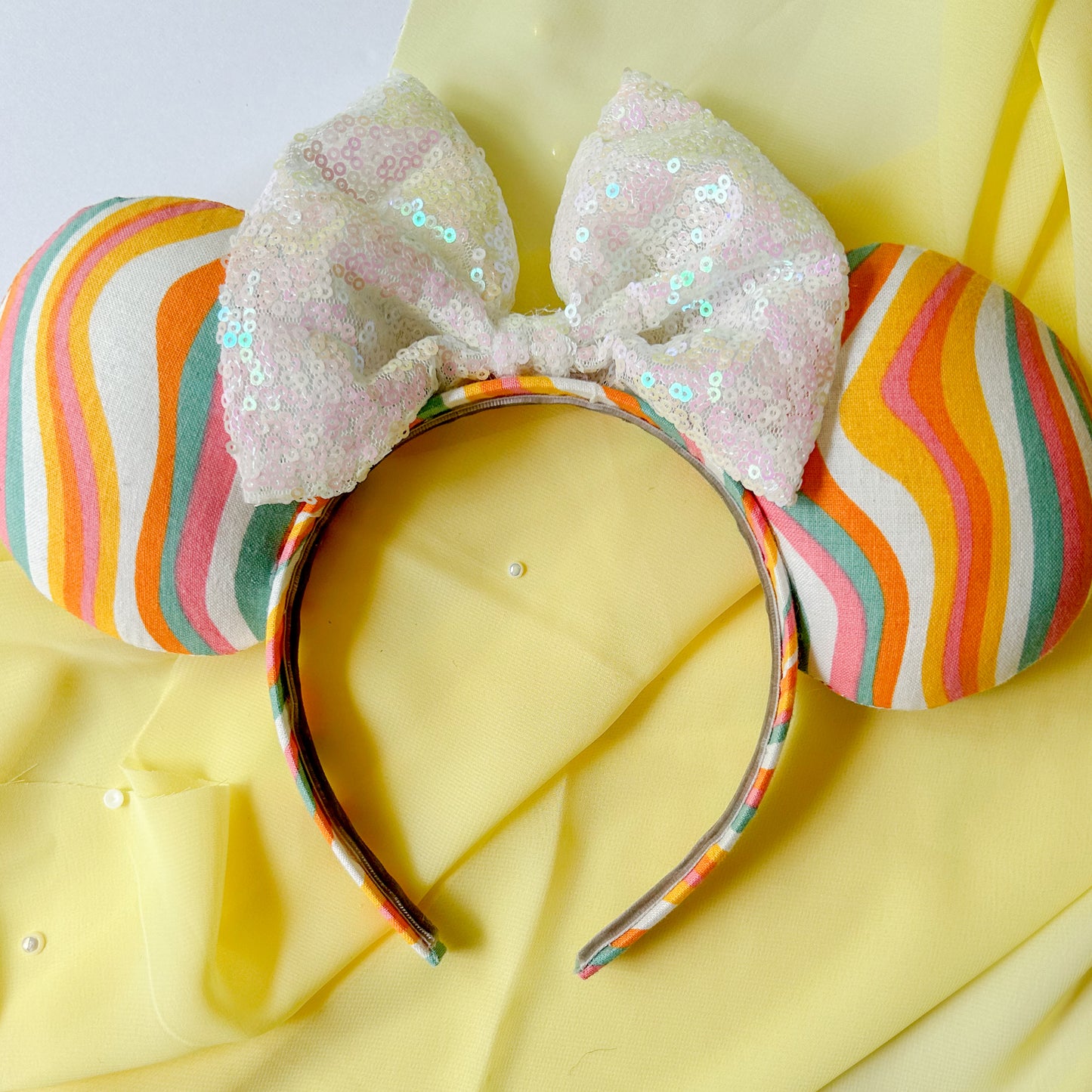 Pastel Groovy Mickey Mouse Ears