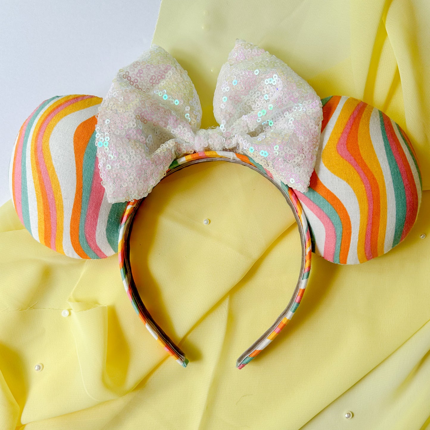 Pastel Groovy Mickey Mouse Ears