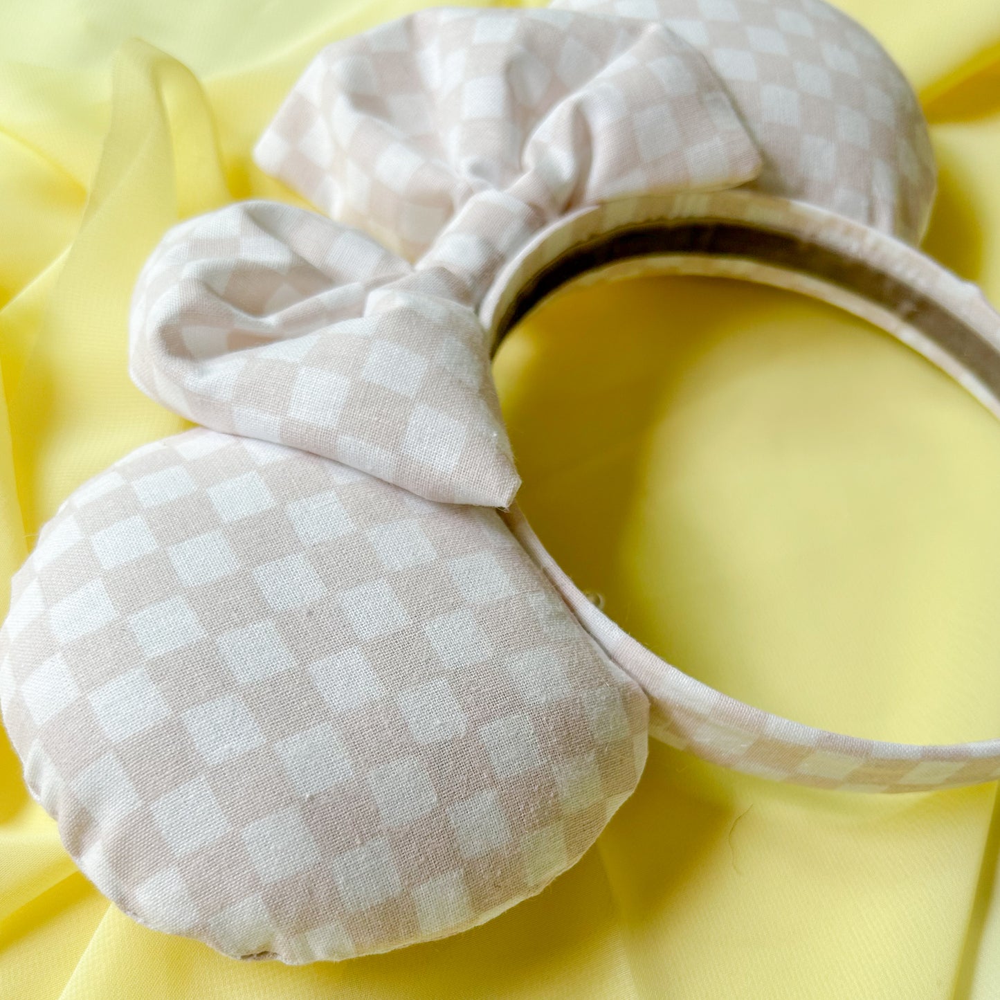 Neutral Checker Millenial Kid Mouse Ears