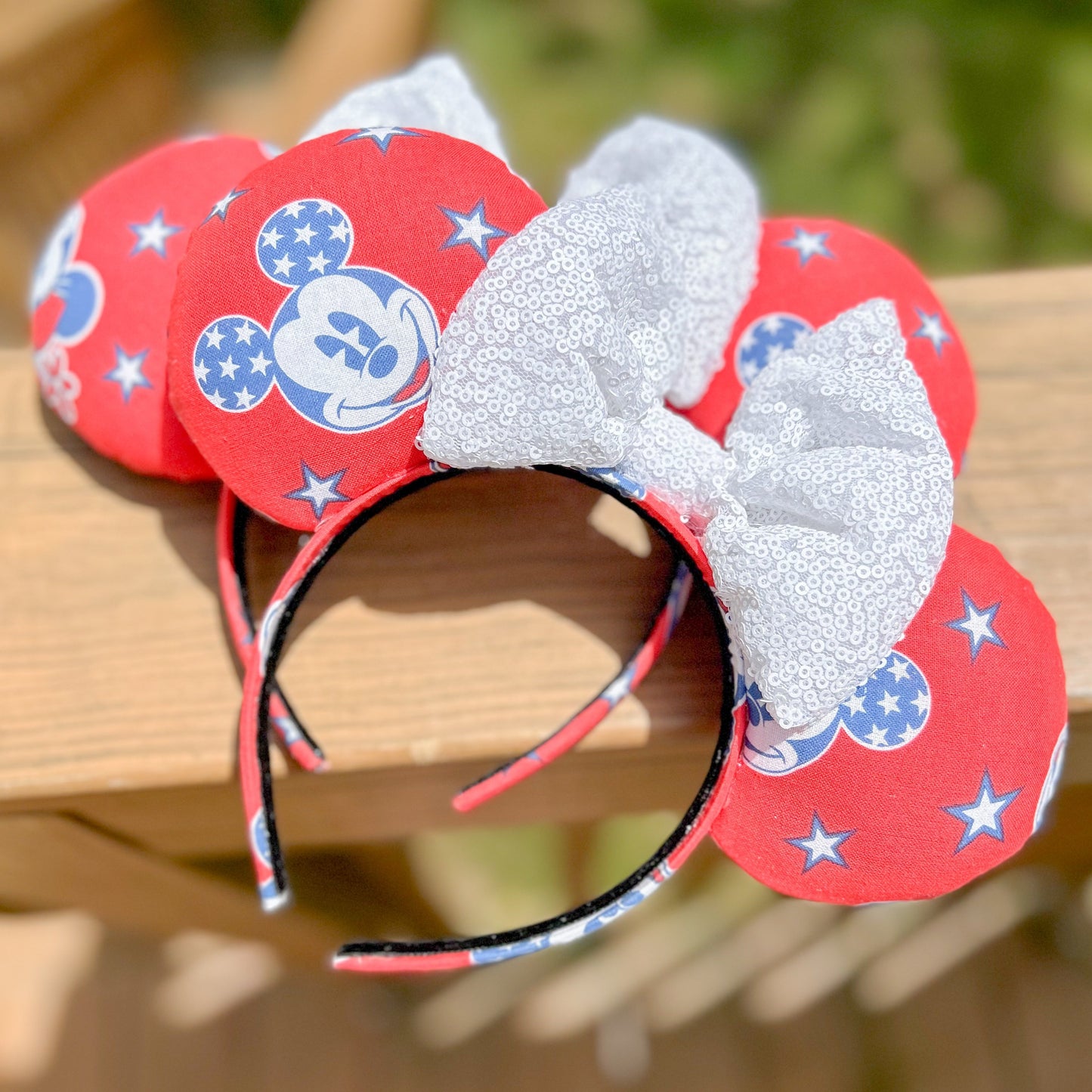 Red White & Blue Mouse Ears