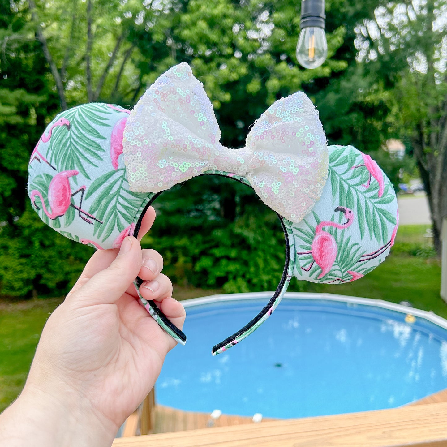 Flamingo Crossing Mouse Ears