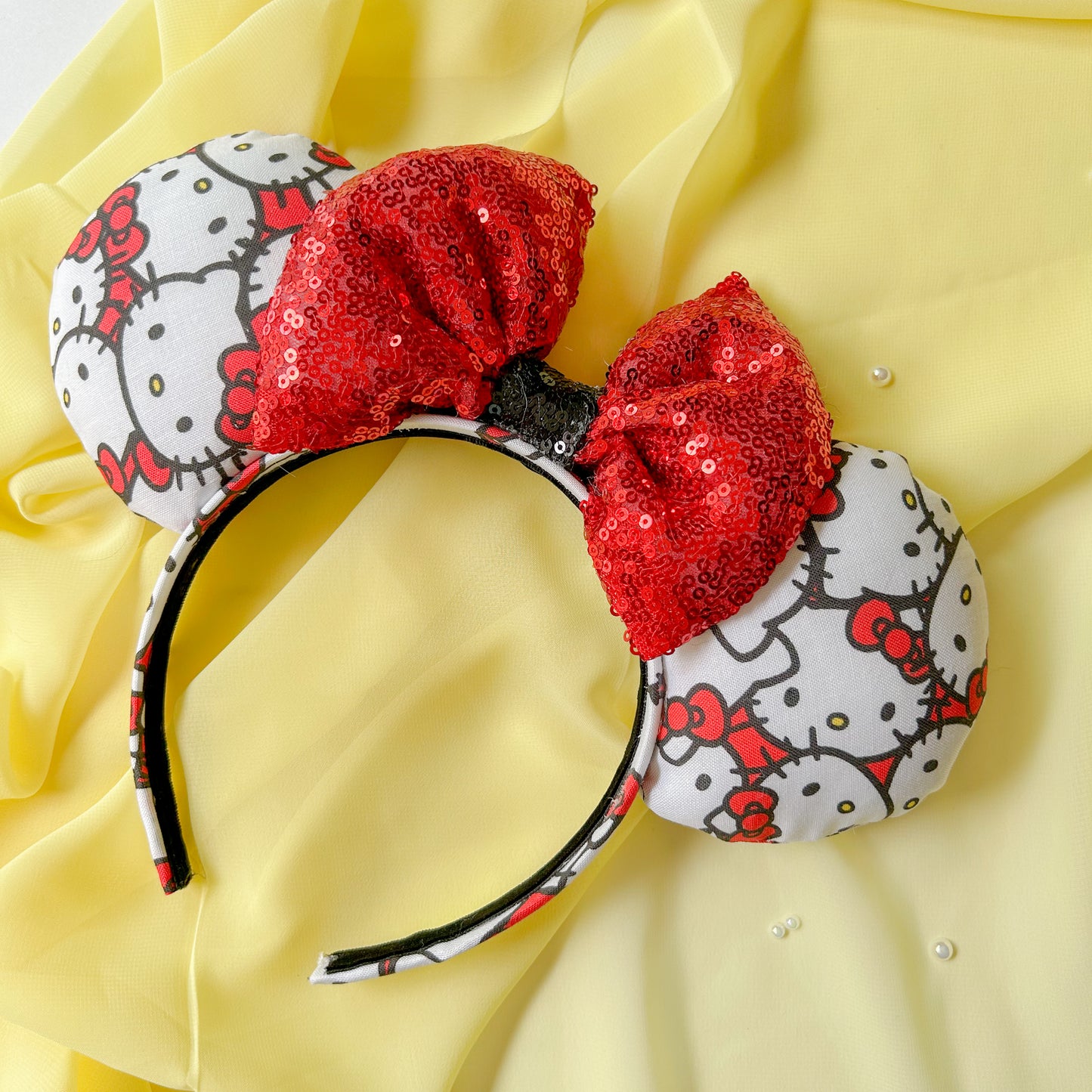Orejas de Mickey Mouse en la playa del Caribe