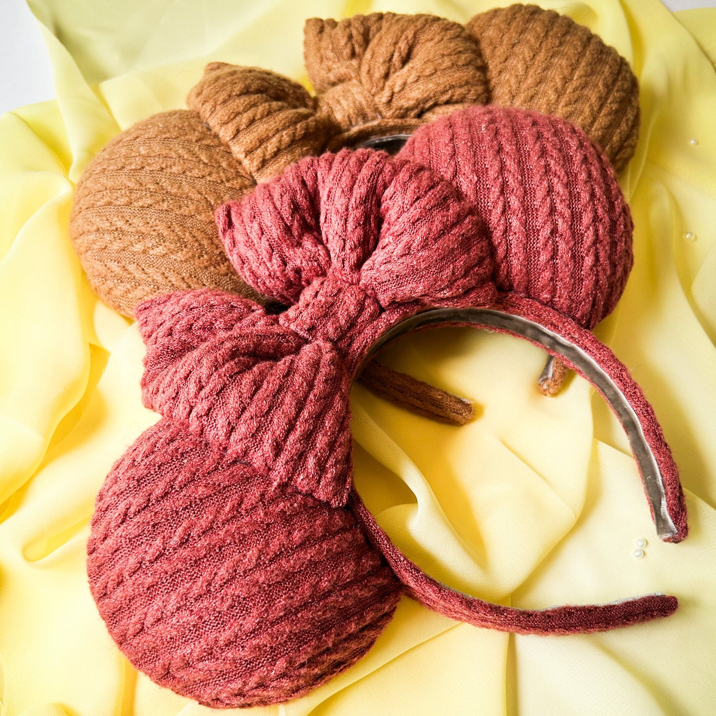 New England Knit Mouse Ears
