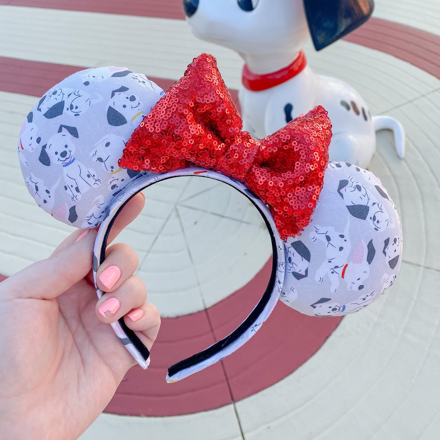 Dalmatian Puppy Mouse Ears