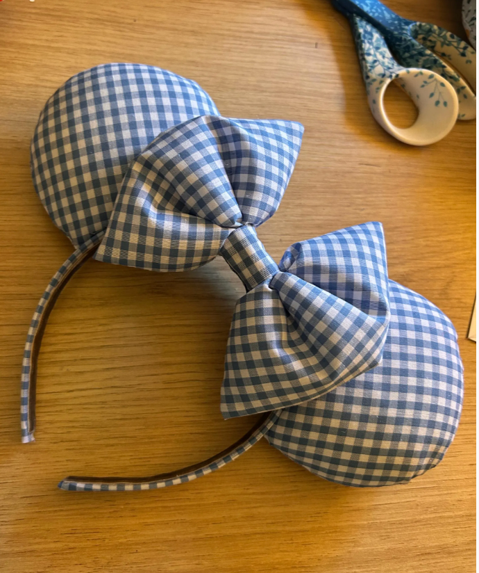 Gingham Mouse Ears | Pick Your Favorite Color