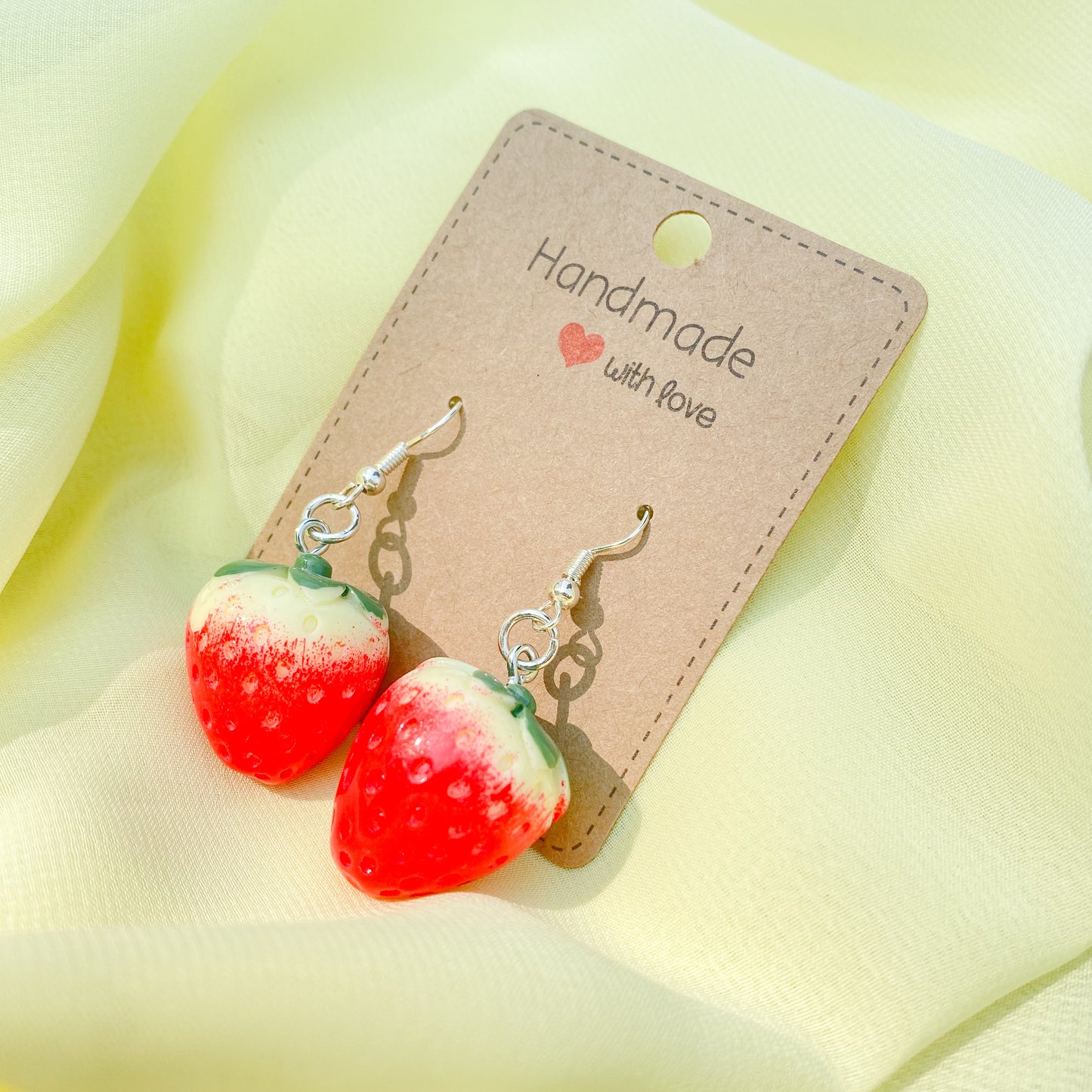 Aretes de patito de goma hipoalergénico de plata esterlina