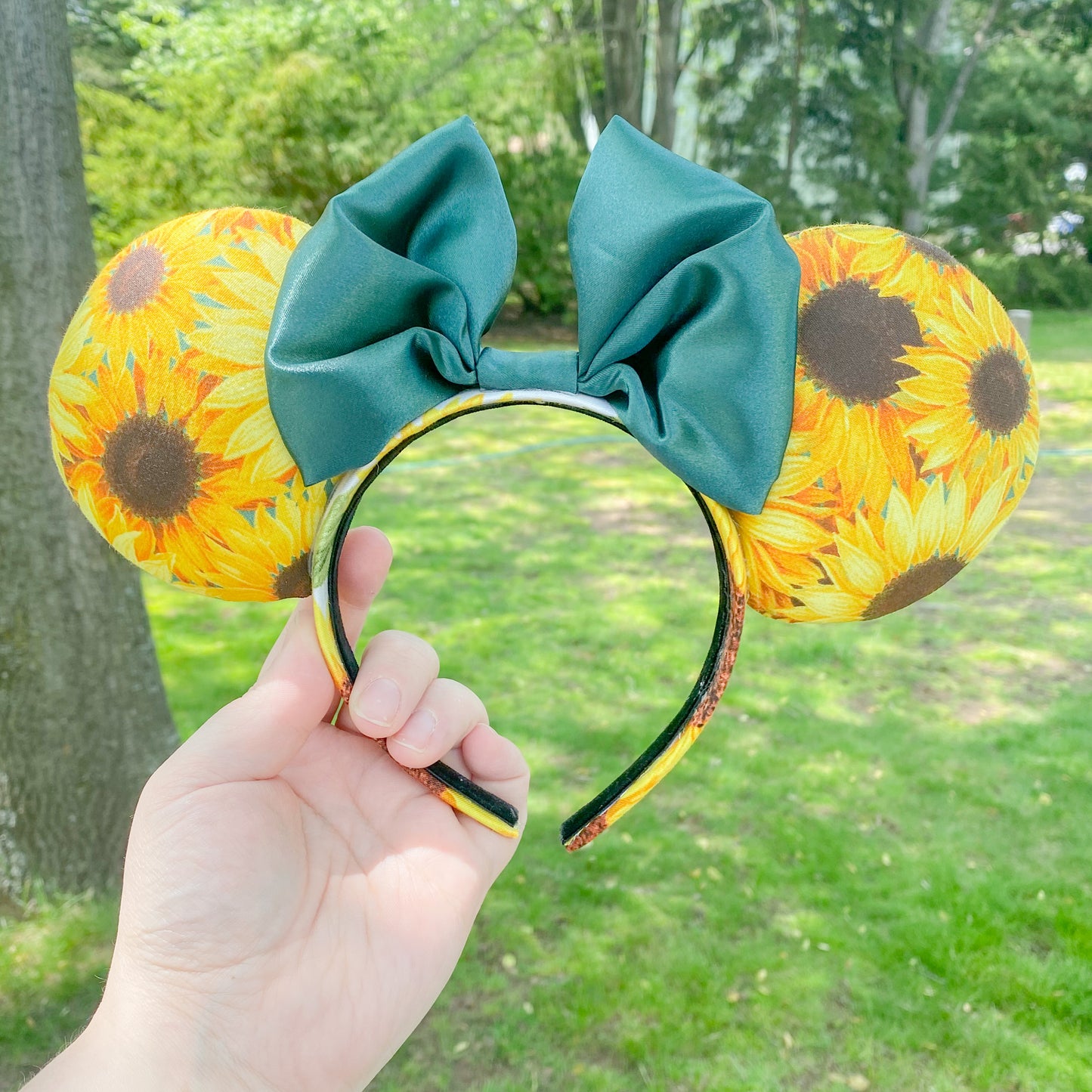 Warm Sunflower Delight Mouse Ears