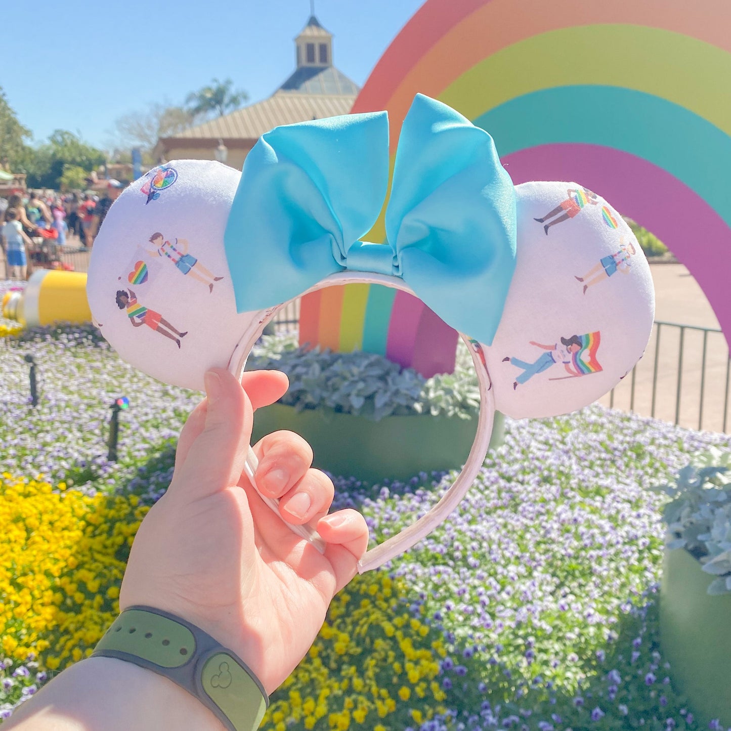 Orejas del orgullo del arco iris