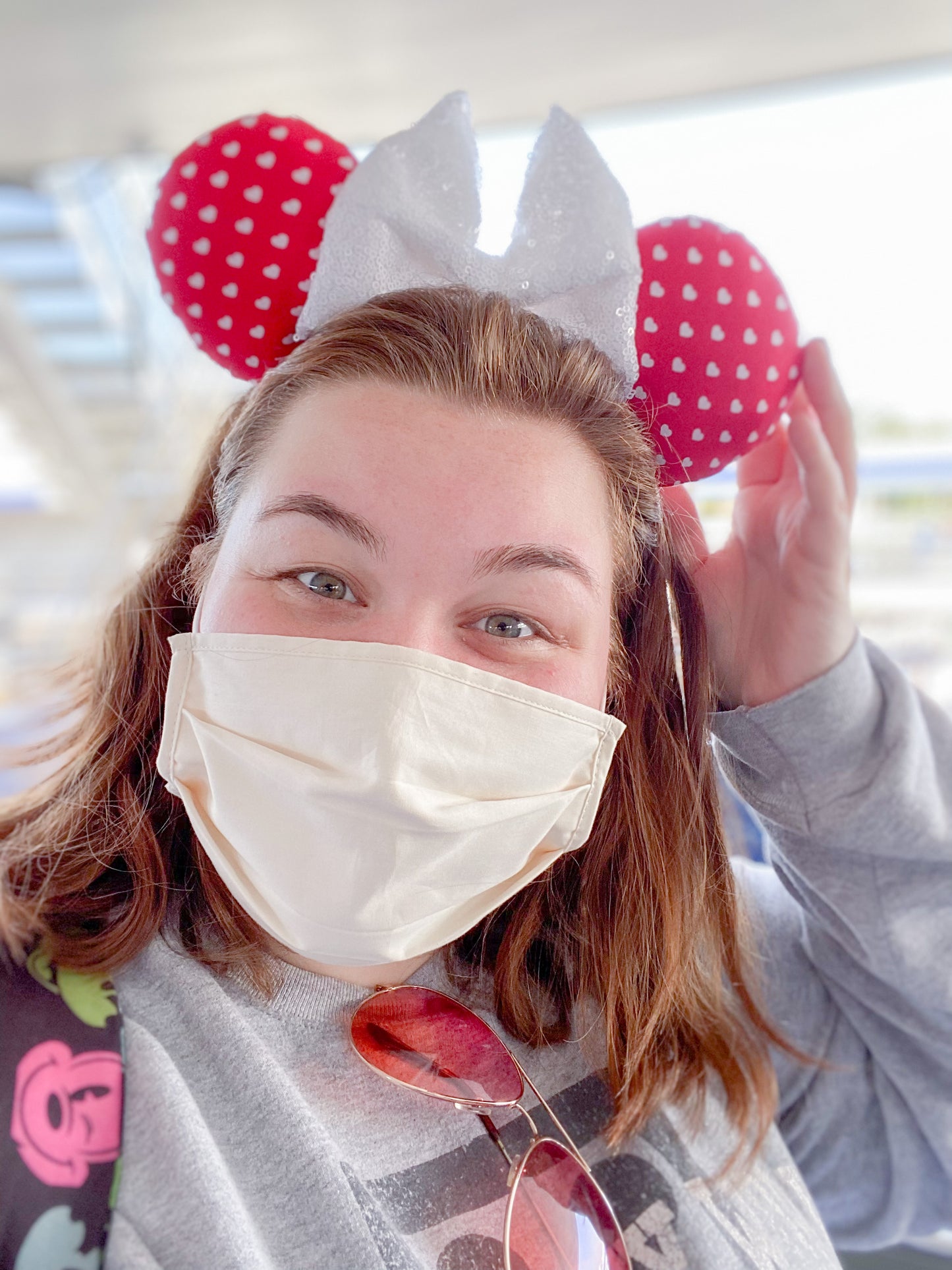 Minnie Valentines Hearts Mickey Mouse Ears