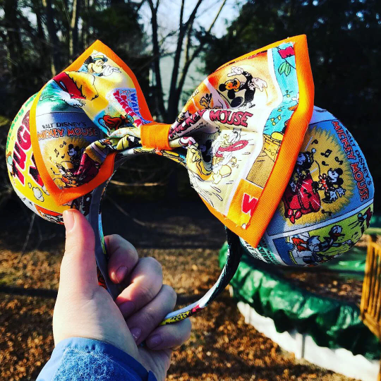 Vintage Disney Cómic Mickey Mouse Orejas