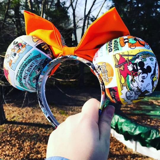 Vintage Disney Cómic Mickey Mouse Orejas