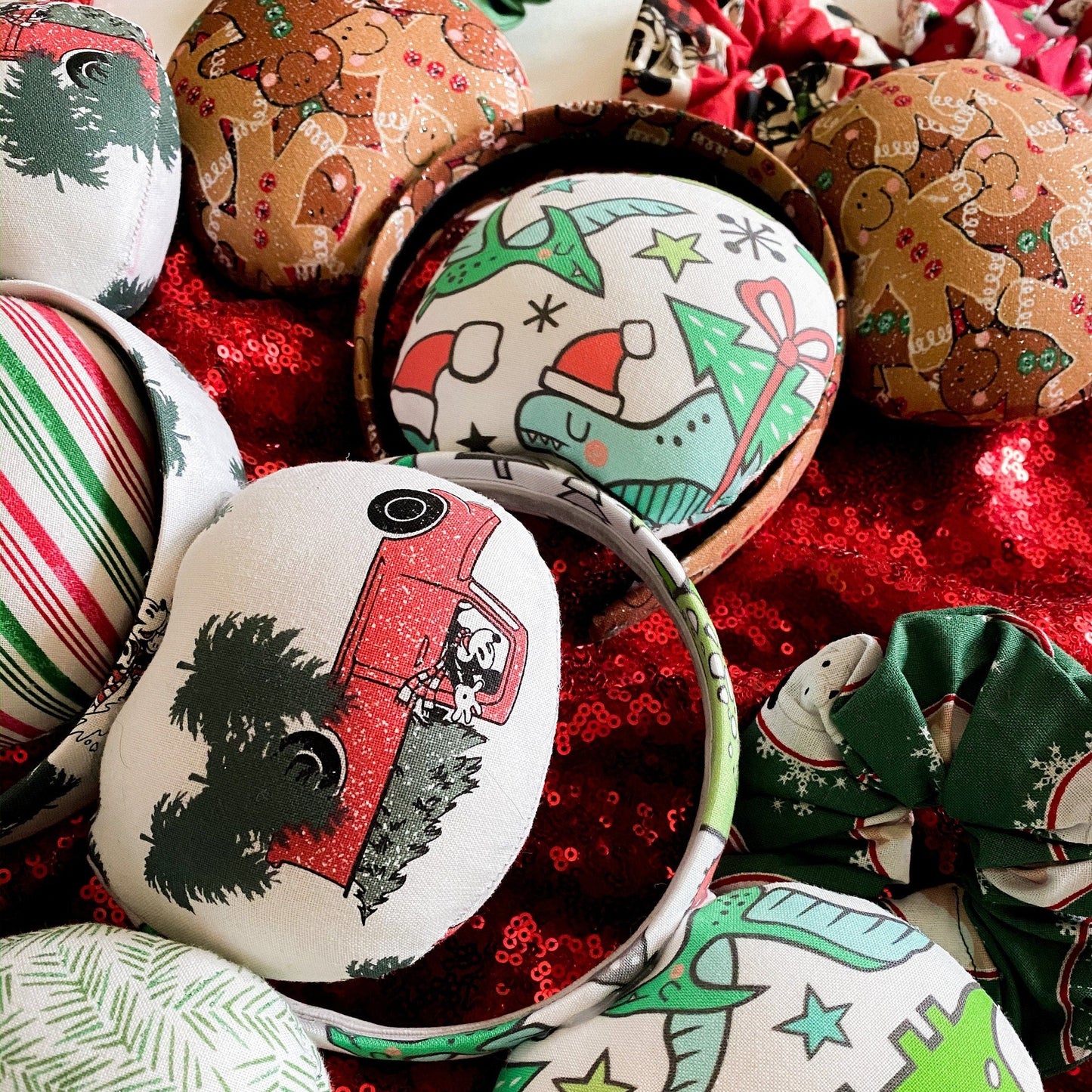 Orejas de Mickey Mouse de Camión Navideño Vintage