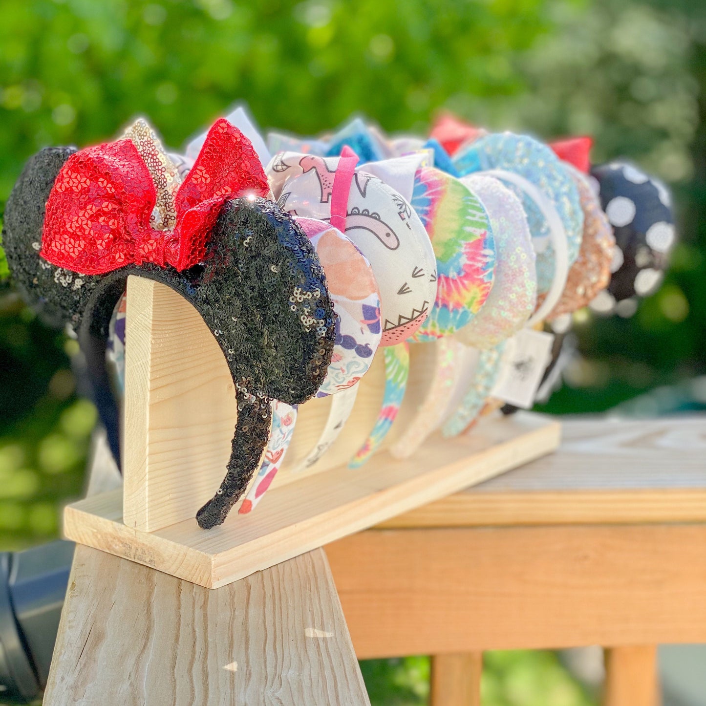 Oreja de Mickey Mouse de madera