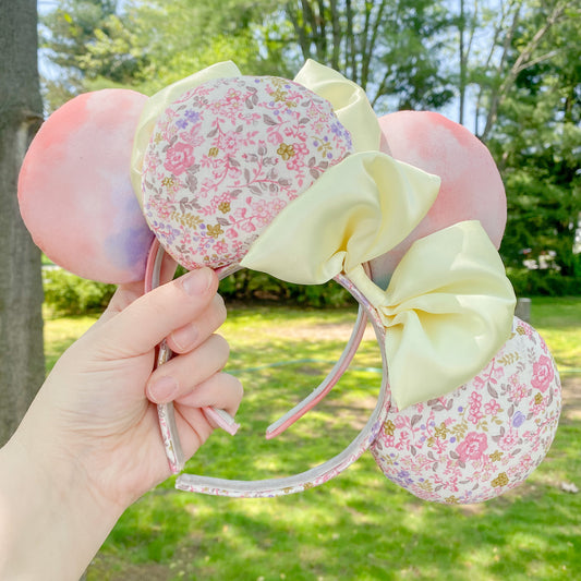 Punzie Floral Mickey Mouse Ears
