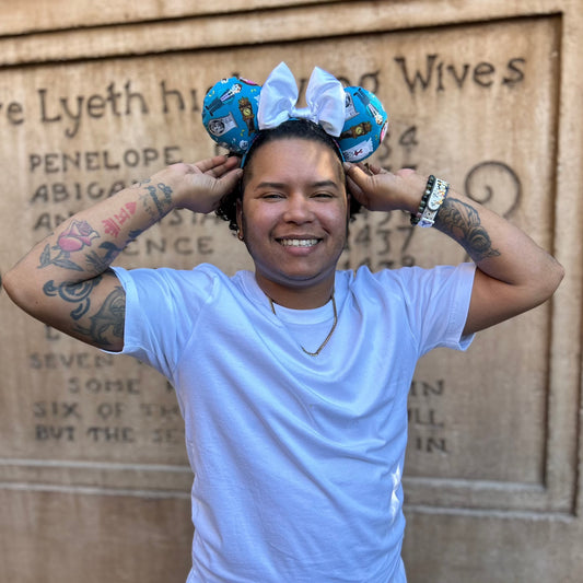 Haunted mansion cartoon mouse Ears