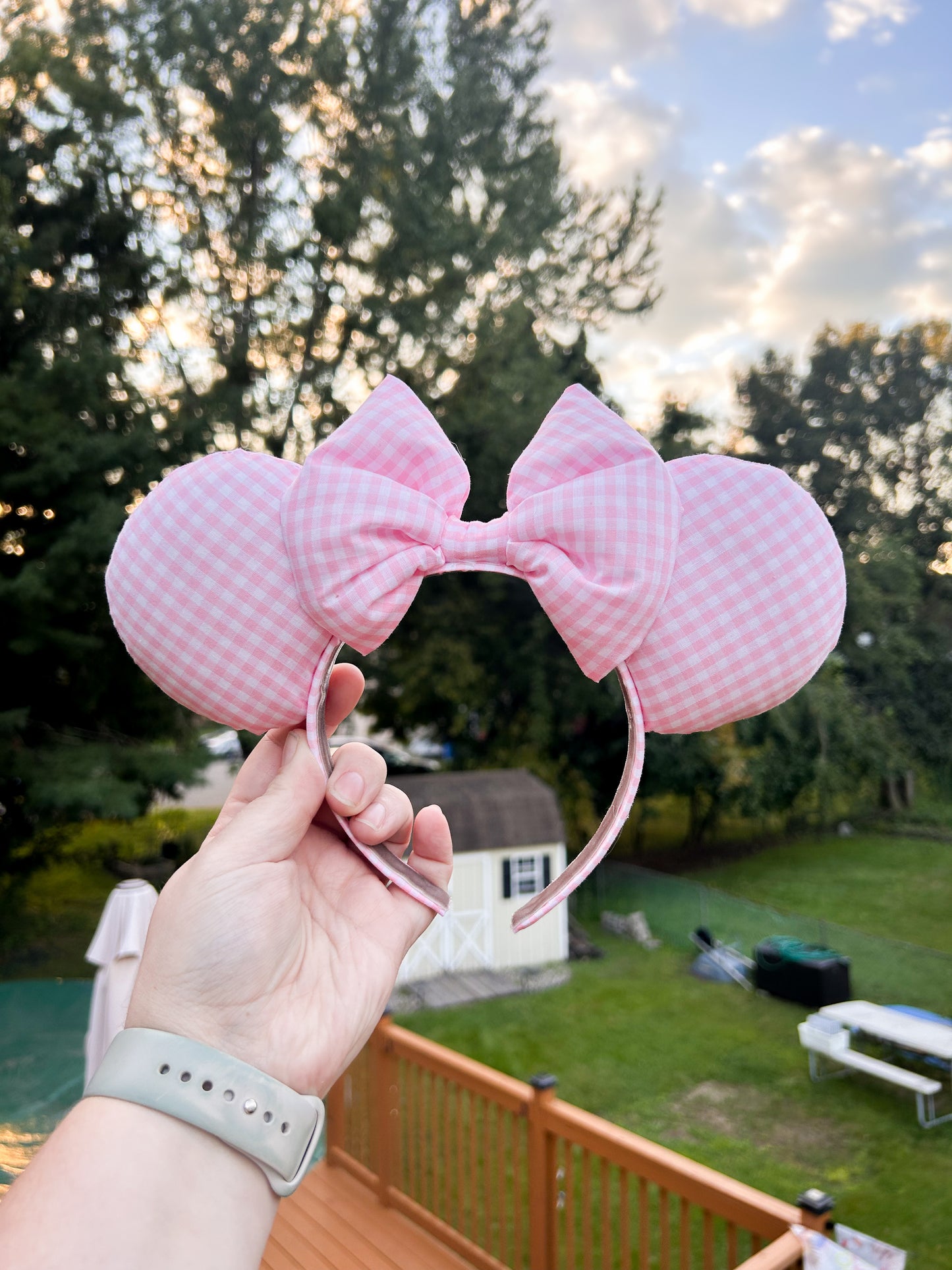 Gingham Mouse Ears | Pick Your Favorite Color