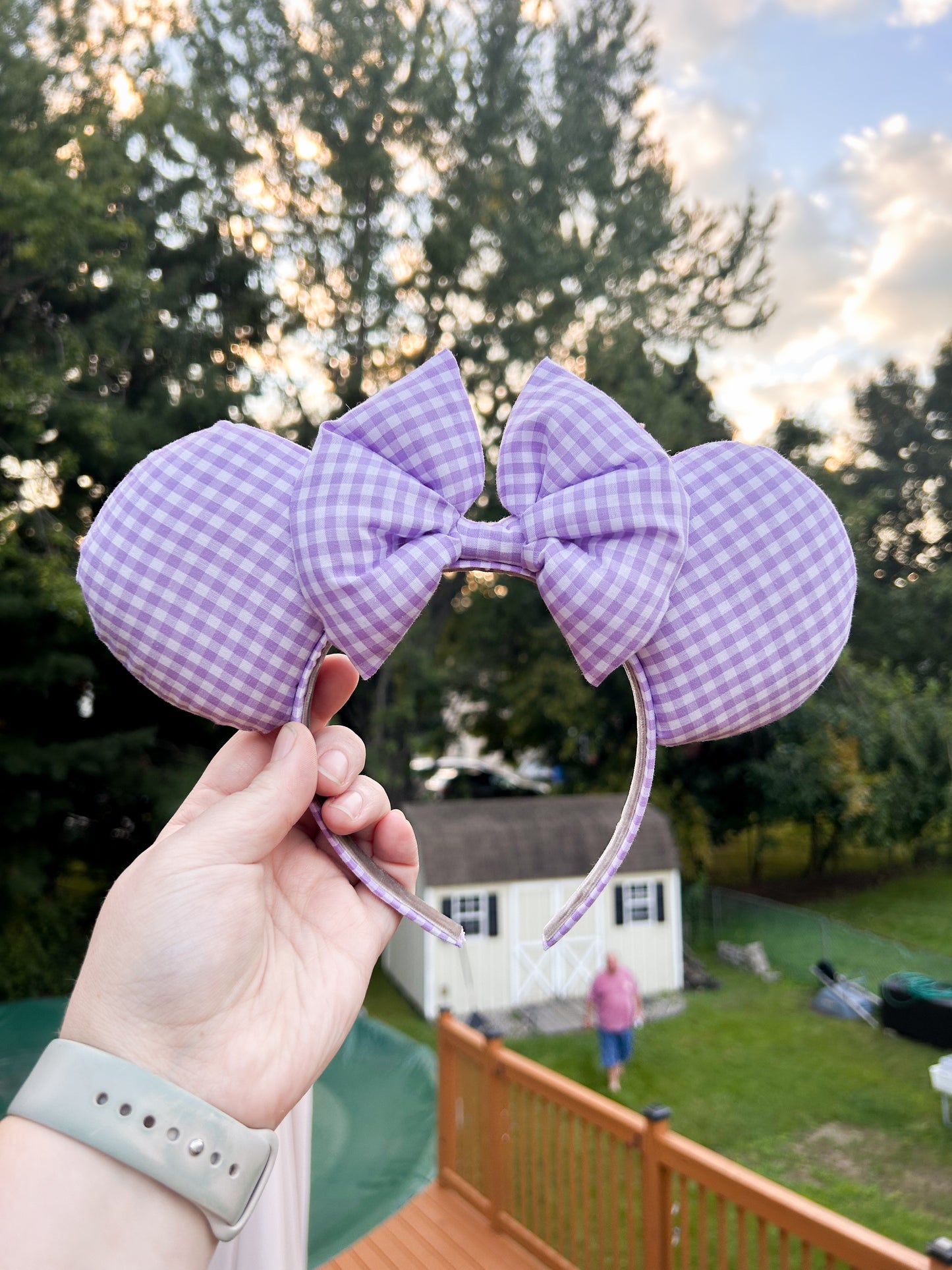 Gingham Mouse Ears | Pick Your Favorite Color