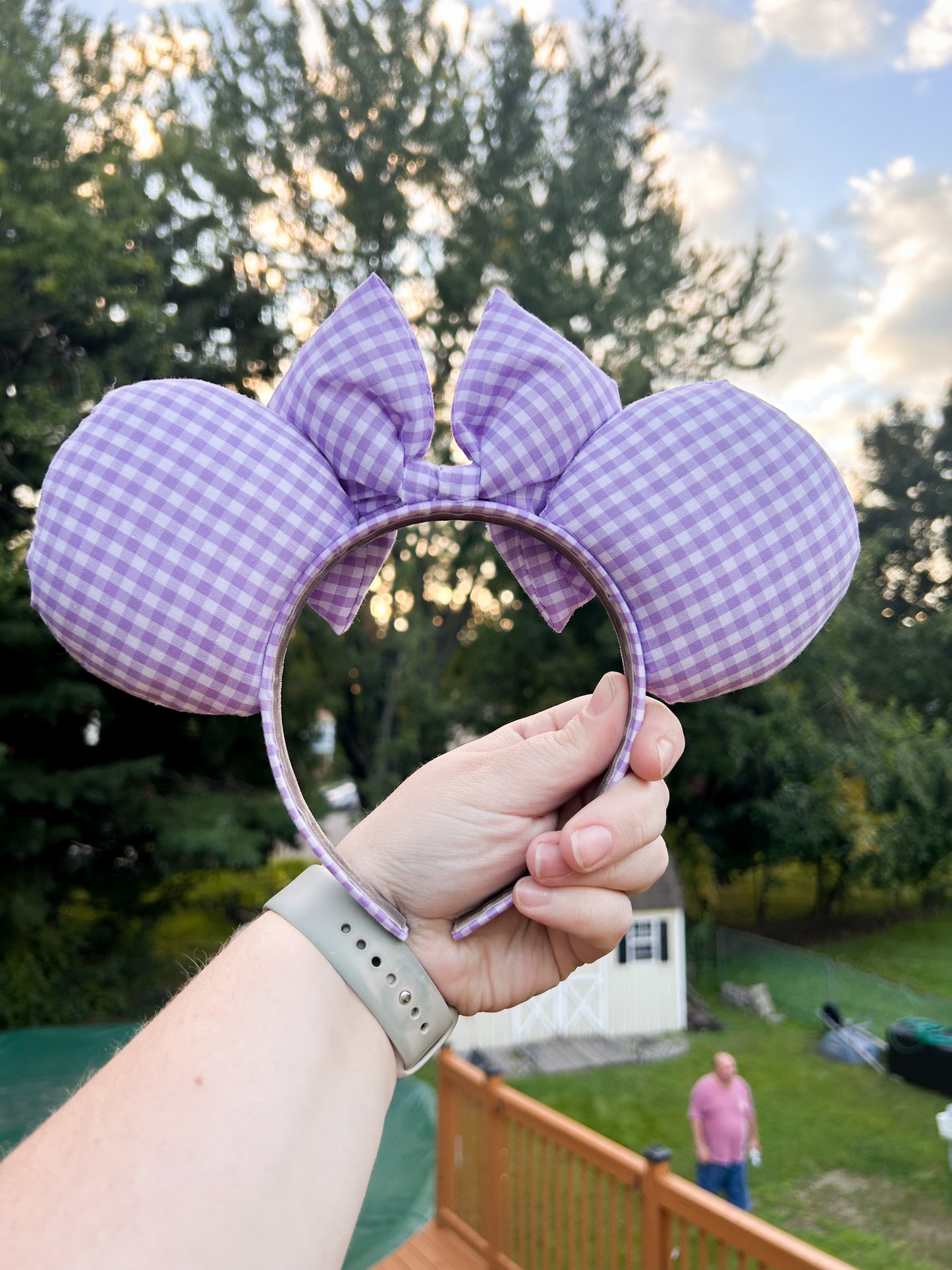Gingham Mouse Ears | Pick Your Favorite Color