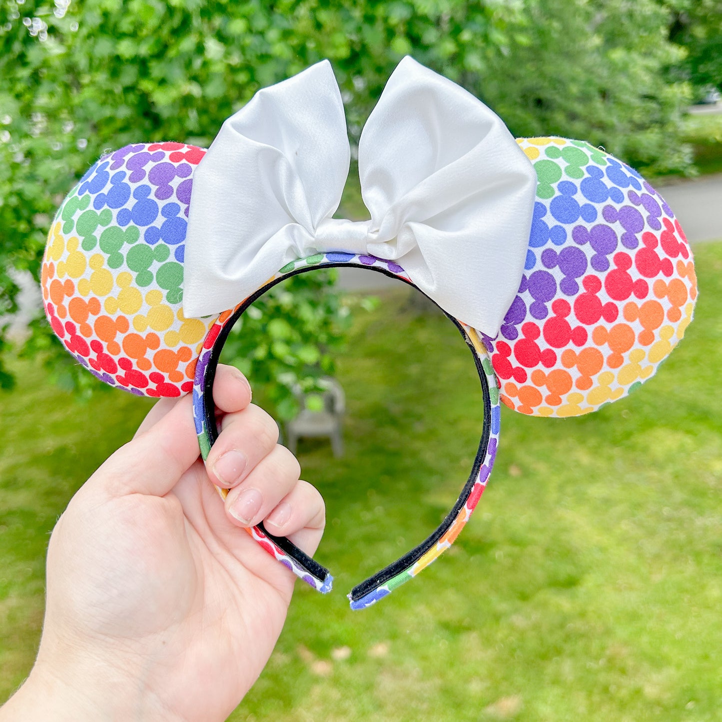 All Inclusive Rainbow Mouse Head Mickey Mouse Ears