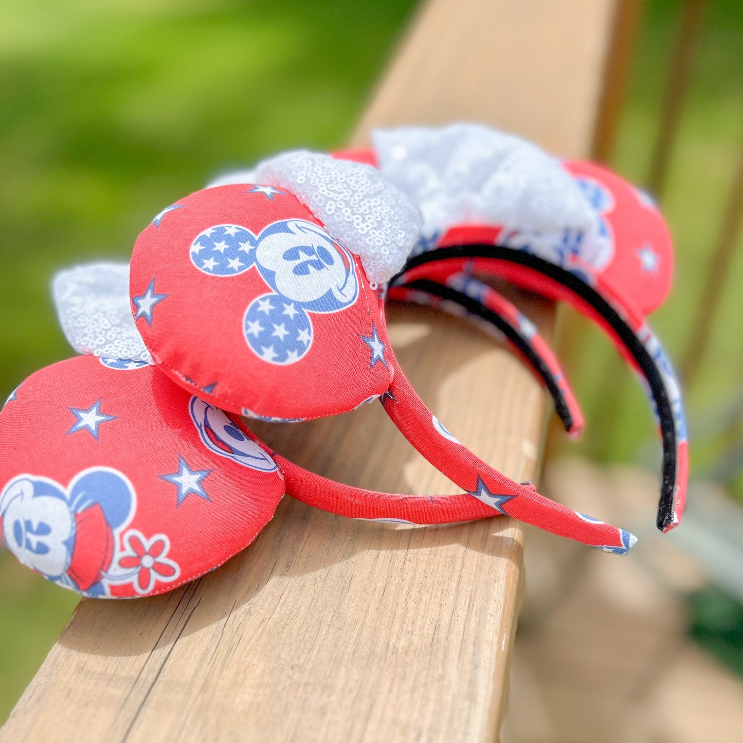 Red White & Blue Mouse Ears