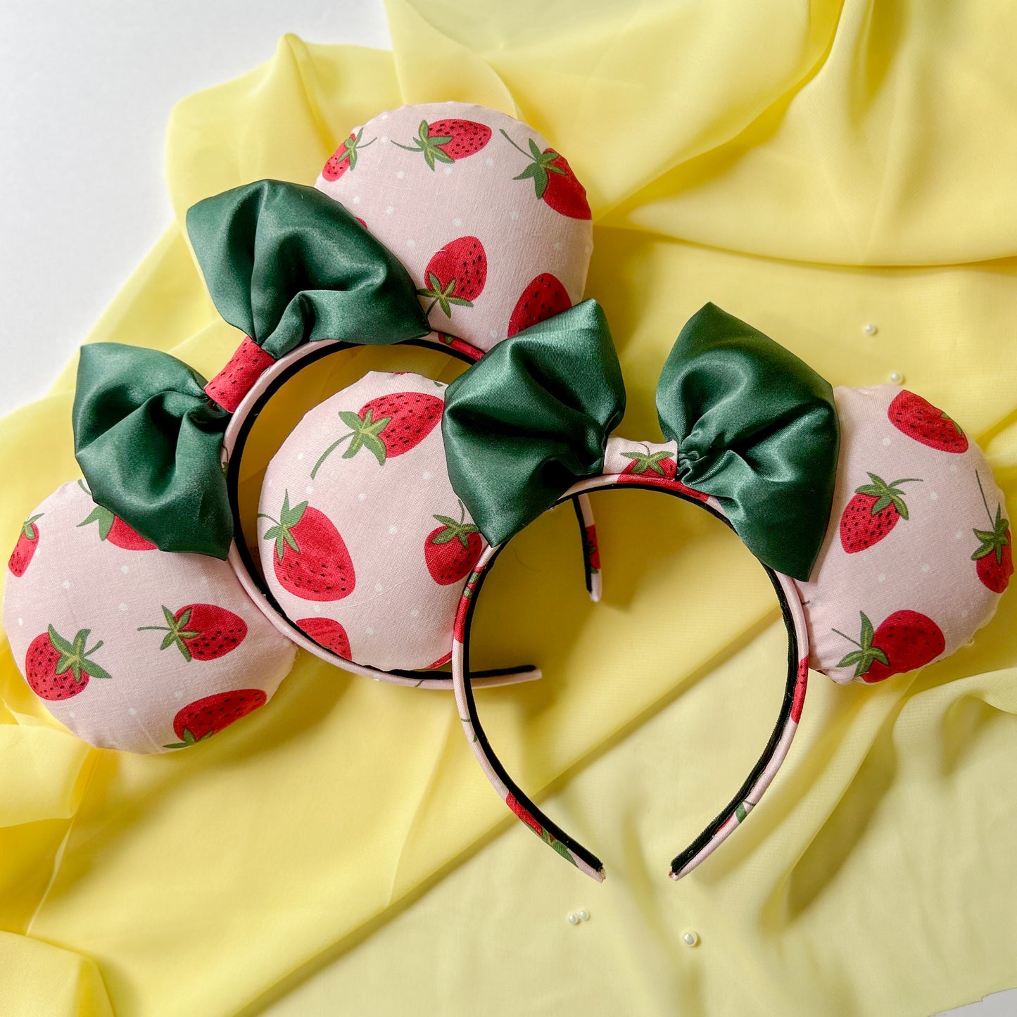 Strawberry Fields Mickey Mouse Ears