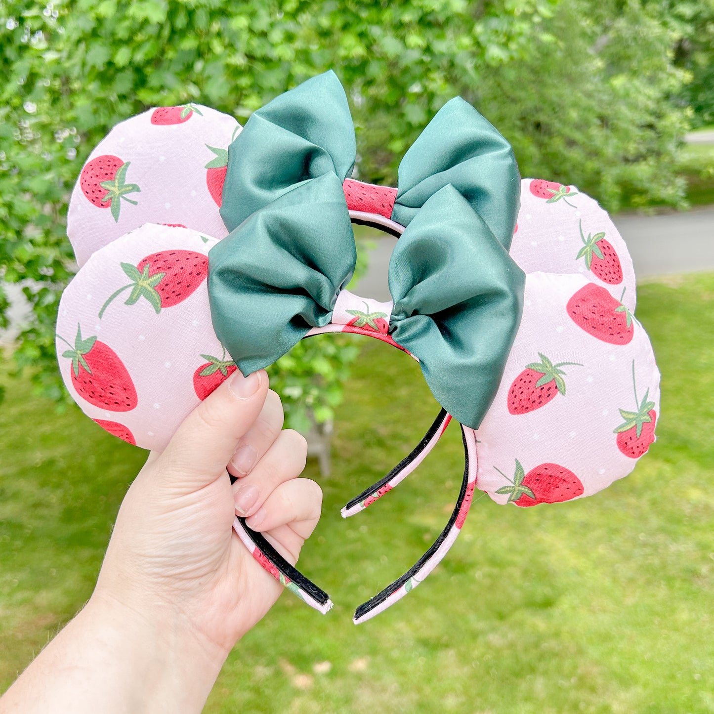 Strawberry Fields Mickey Mouse Ears