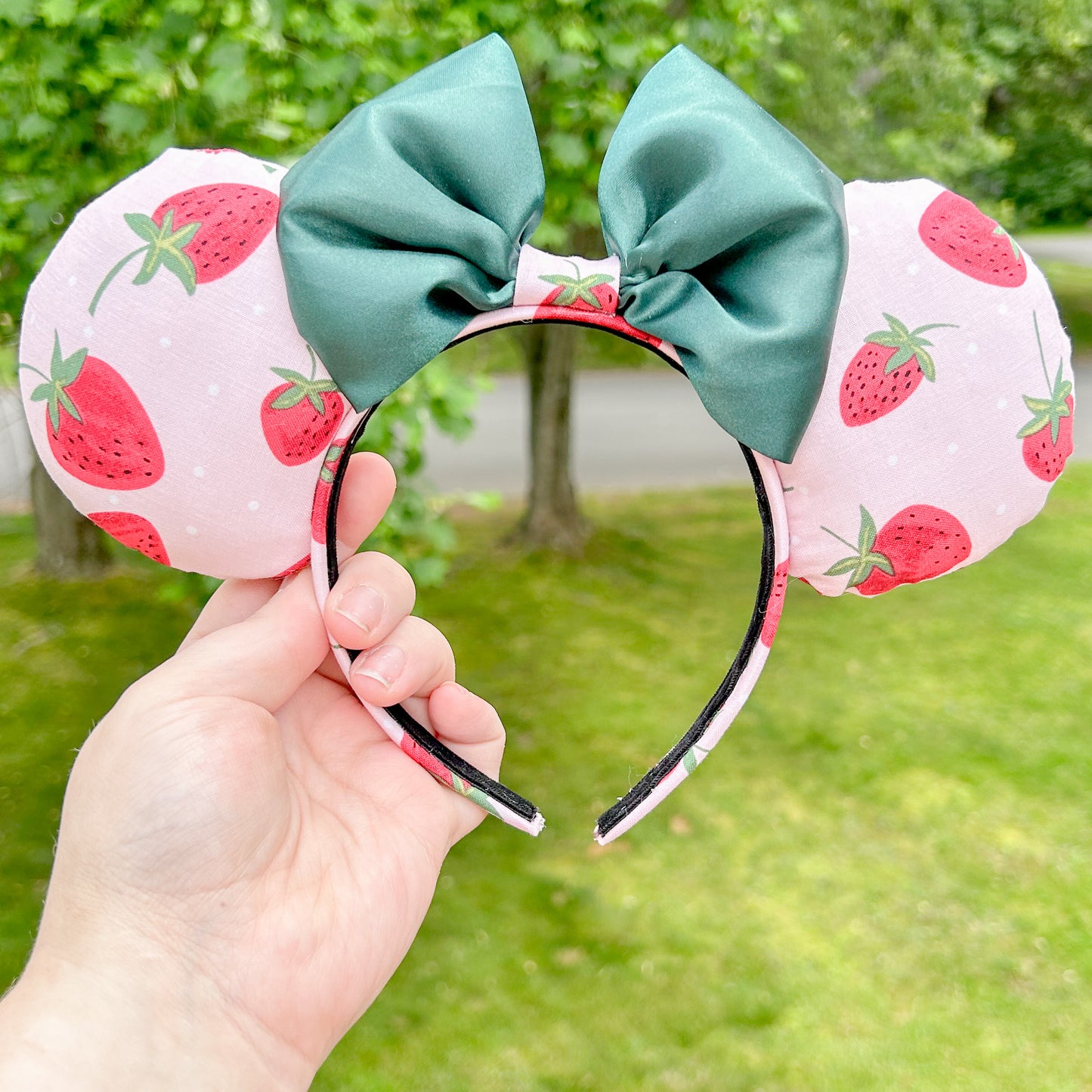 Strawberry Fields Mickey Mouse Ears