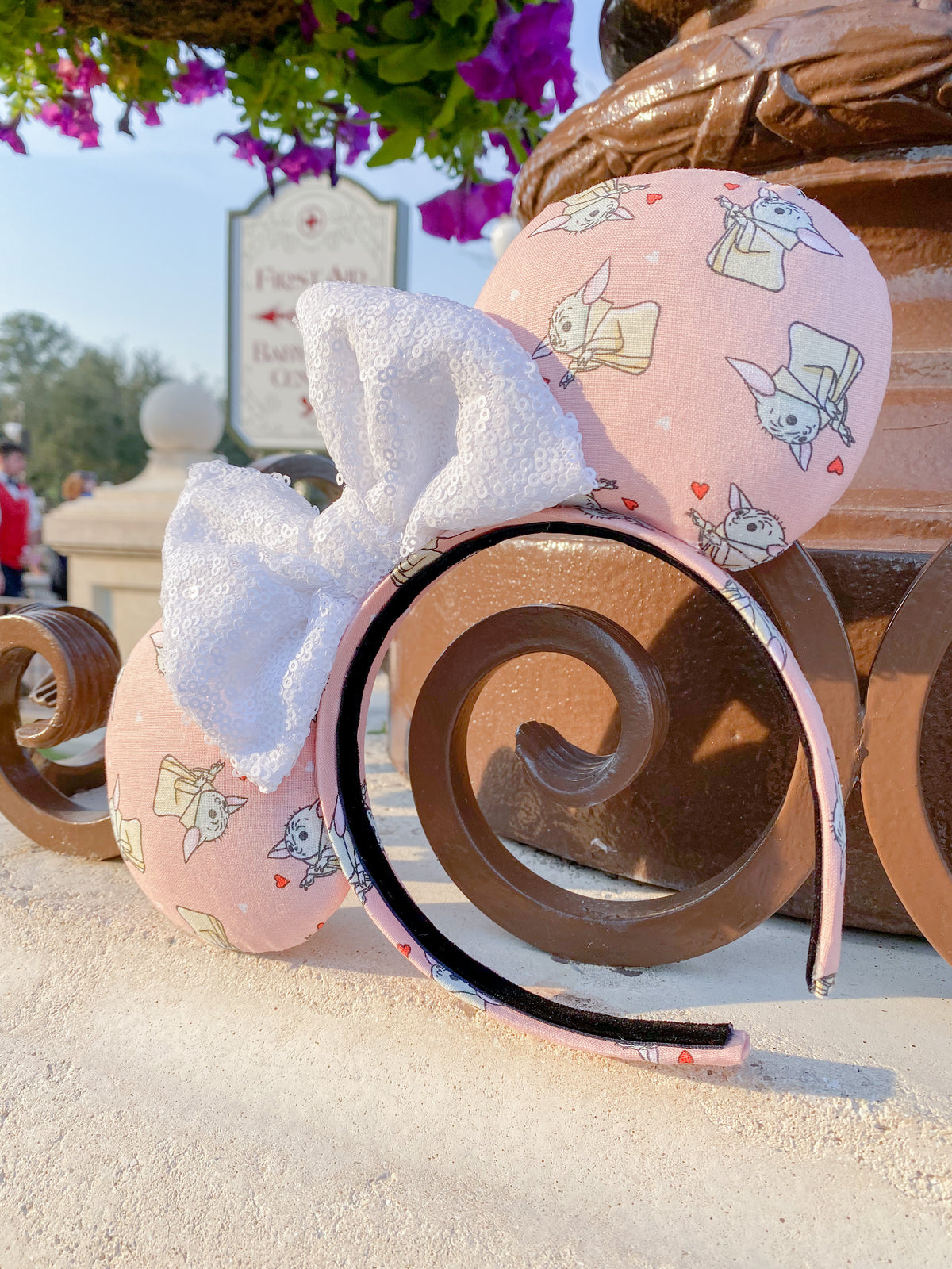Baby Alien Love Mouse Ears | Galaxy Far Far Away | Valentine's Day Ears