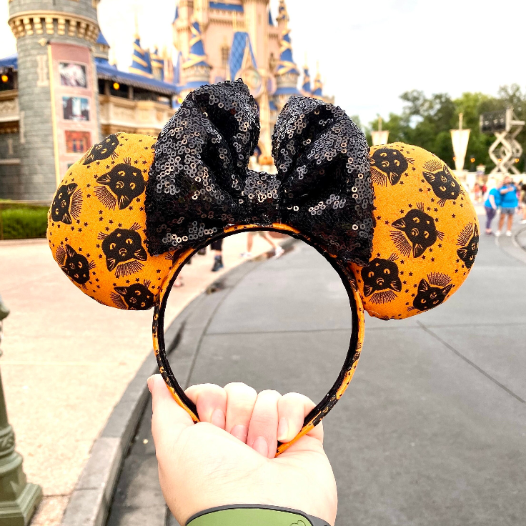 Black Cat Mouse Ears | Spooky Season | Halloween Ears