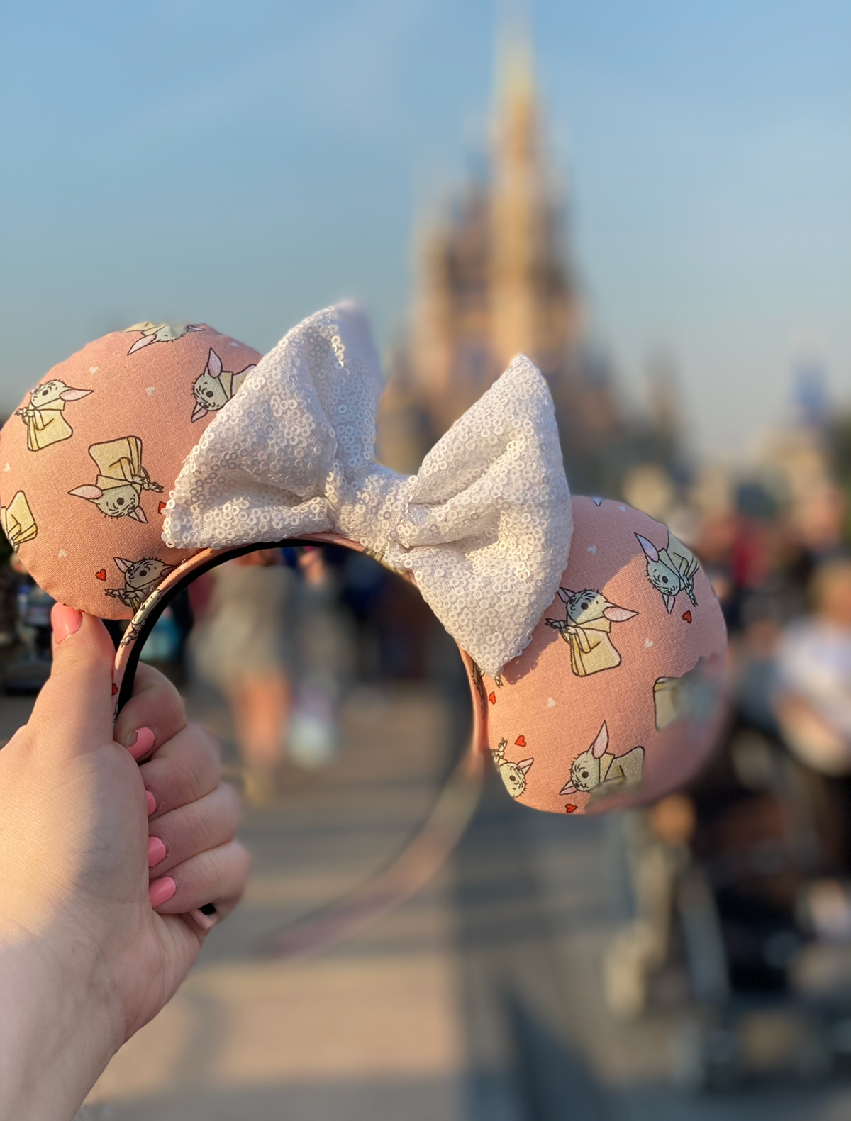 Baby Alien Love Mouse Ears | Galaxy Far Far Away | Valentine's Day Ears