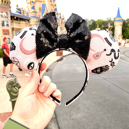 Pastel Pink Witchy Mouse Ears