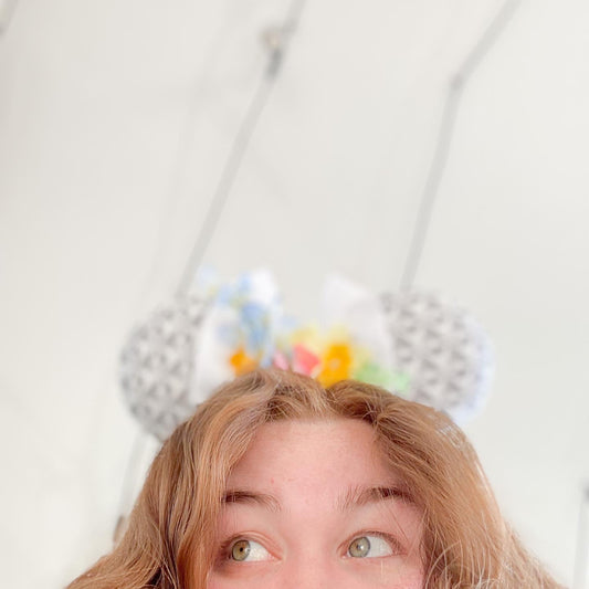 Epcot Ball Flower and Garden Festival SpaceShip Mouse Ears