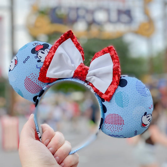 Vintage Circus Minnie Mickey Mouse Ears